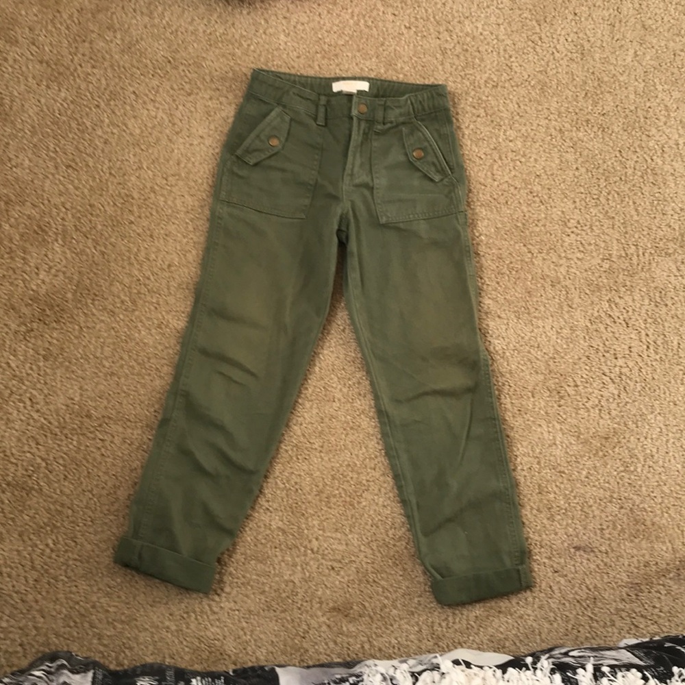 Green jeans from Forever21